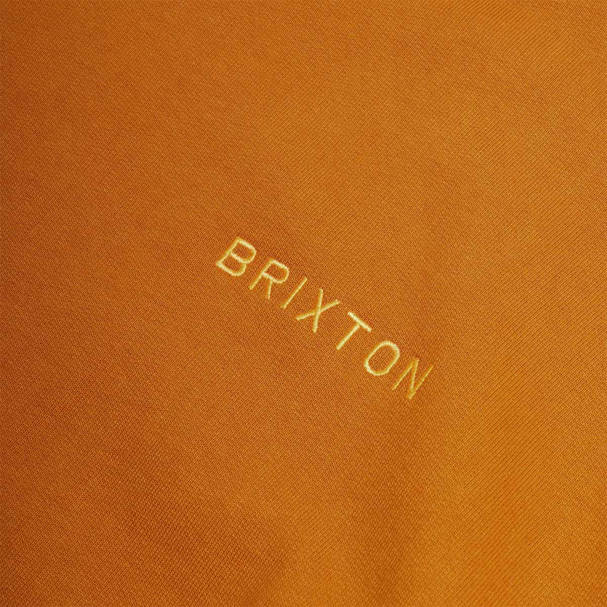 Brixton Heavy Weight Crew Sweatshirt, Rustic Caramel, Detail Shot 2