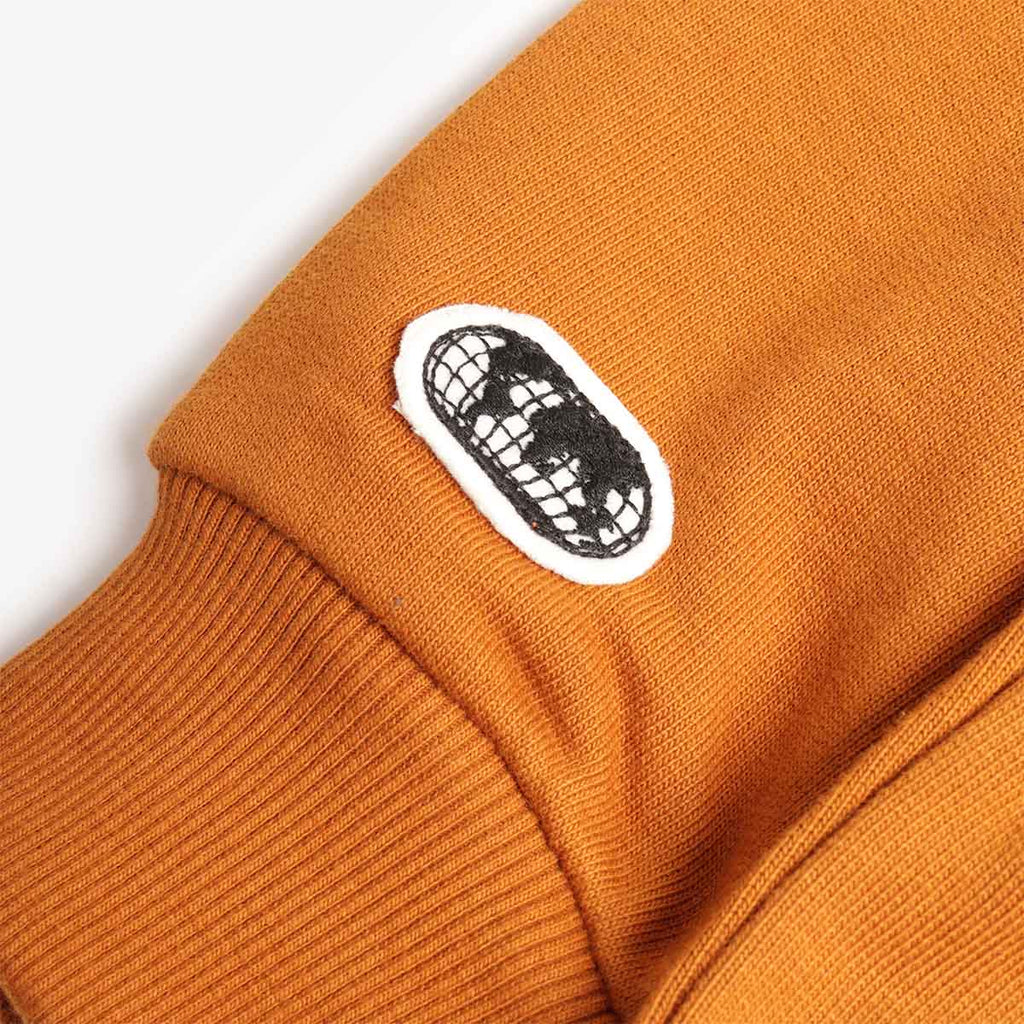 Brixton Heavy Weight Crew Sweatshirt, Rustic Caramel, Detail Shot 3