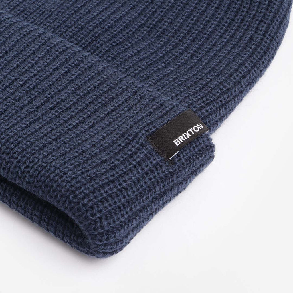 Brixton Heist Beanie, Dark Denim, Detail Shot 2
