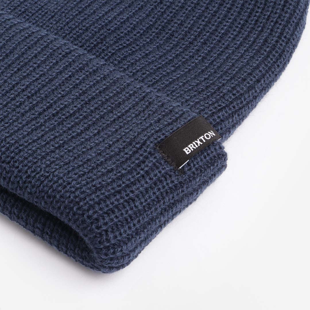 Brixton Heist Beanie, Dark Denim, Detail Shot 2