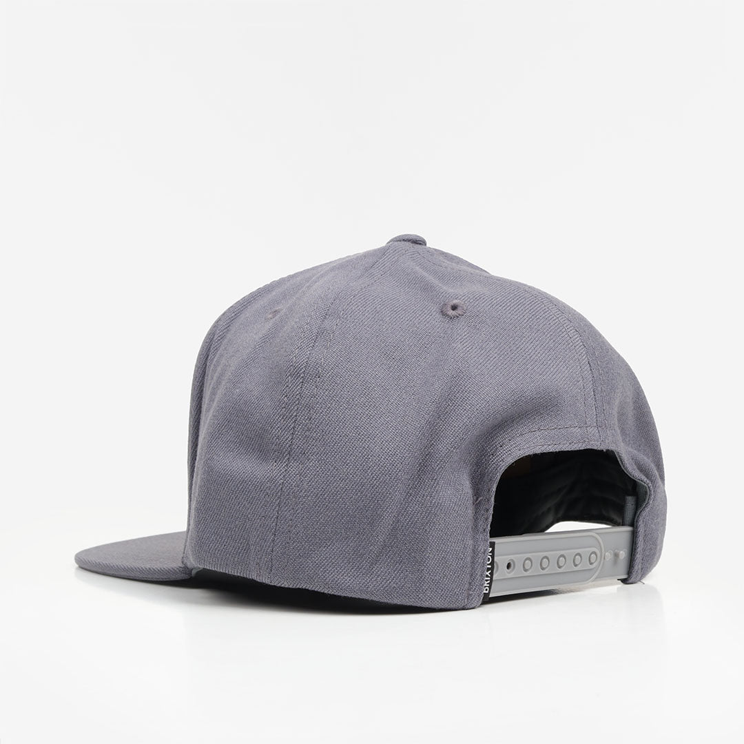 Brixton Oath III Snapback Cap, Future Grey, Detail Shot 2