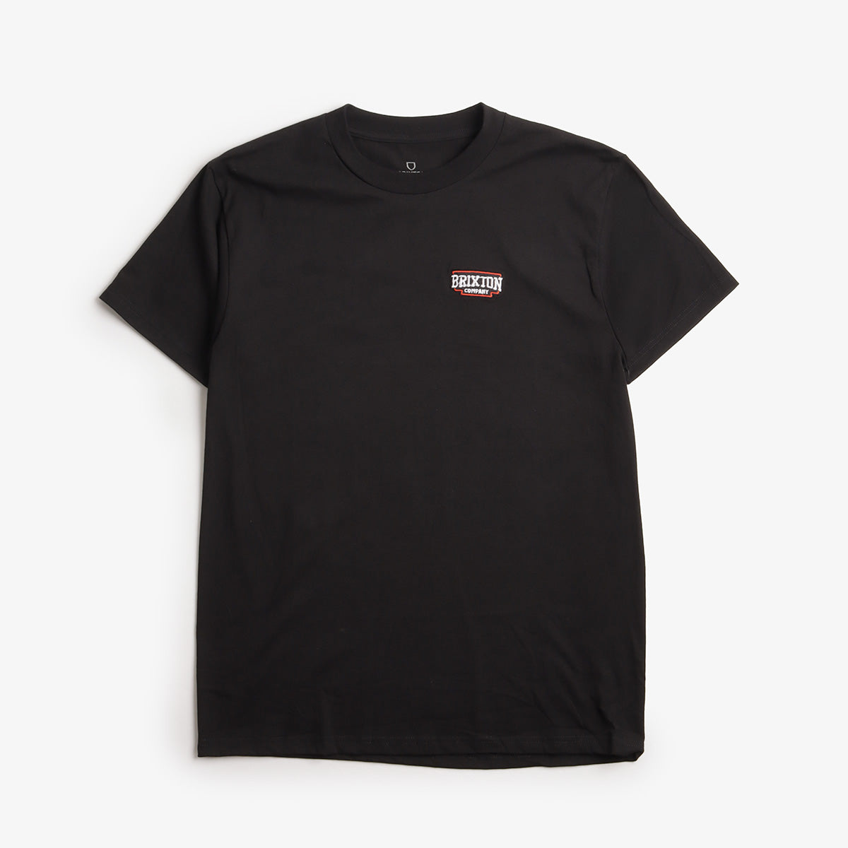 main Brixton Pierson T-Shirt, Black, Detail Shot 1