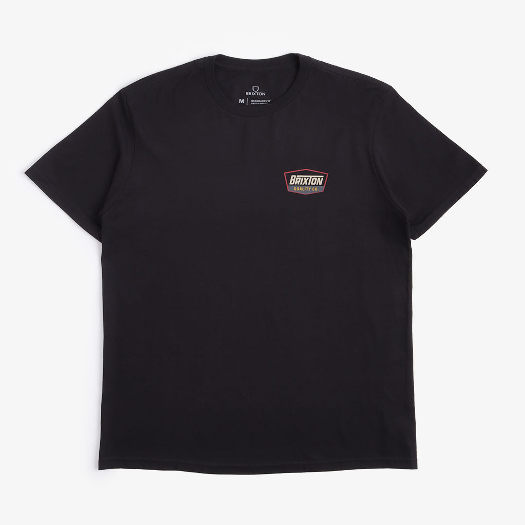 Brixton Regal T-Shirt, Black Sand, Detail Shot 2