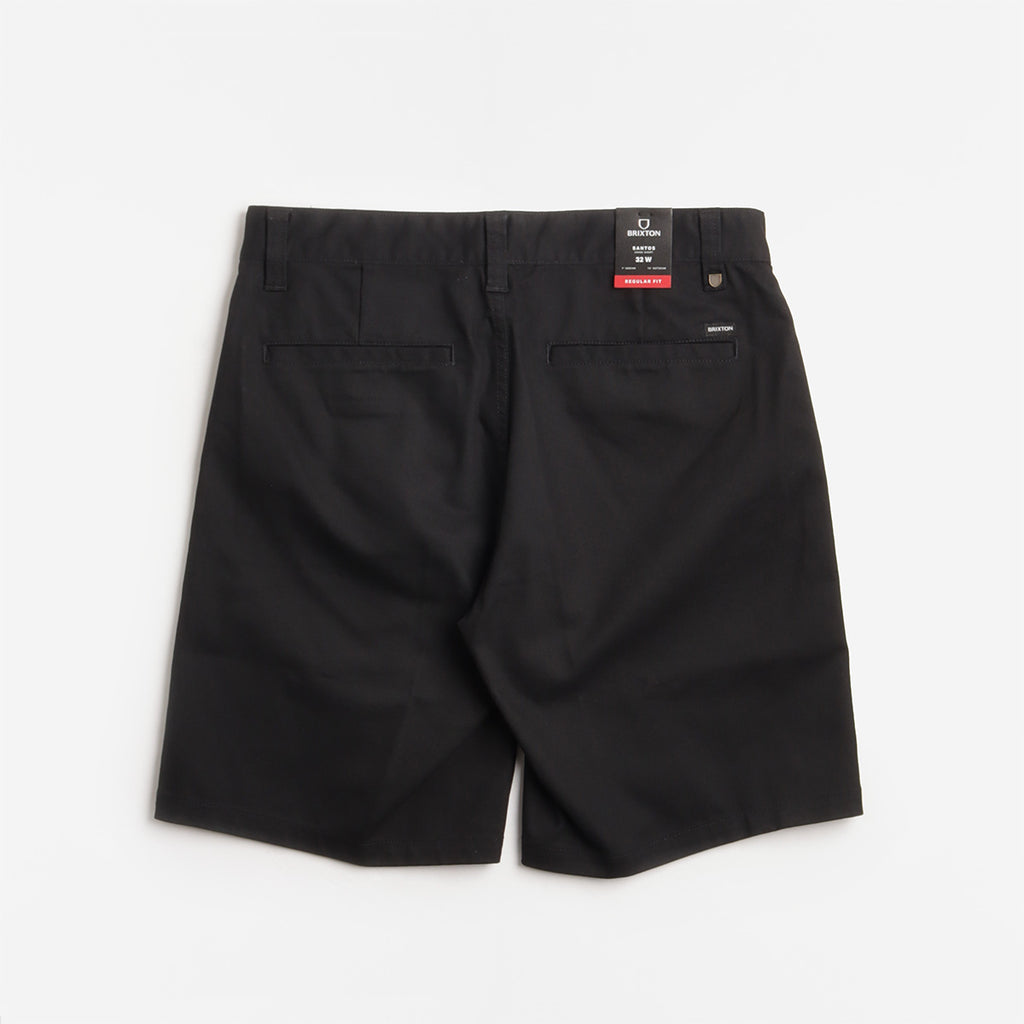 Brixton Santo Chino Shorts, Black, Detail Shot 2