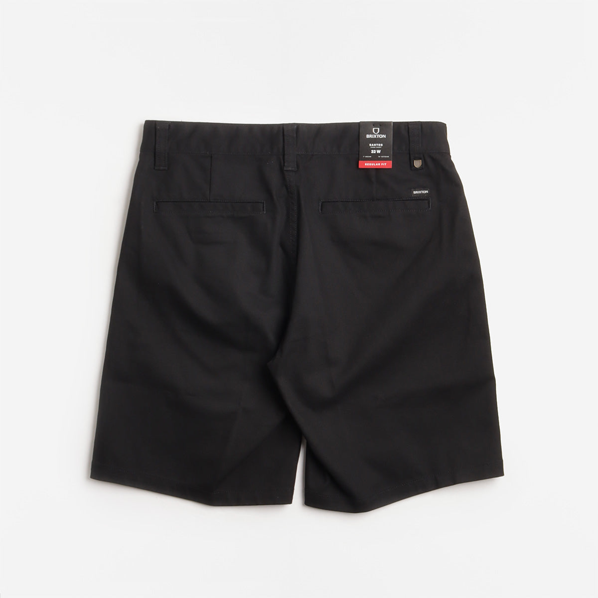 Brixton Santo Chino Shorts, Black, Detail Shot 2