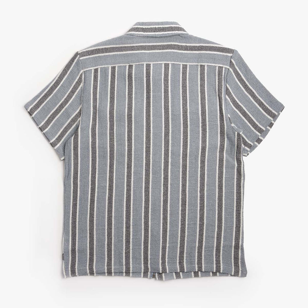 Brixton The Dexter Textured Stripe Short Sleeve Shirt