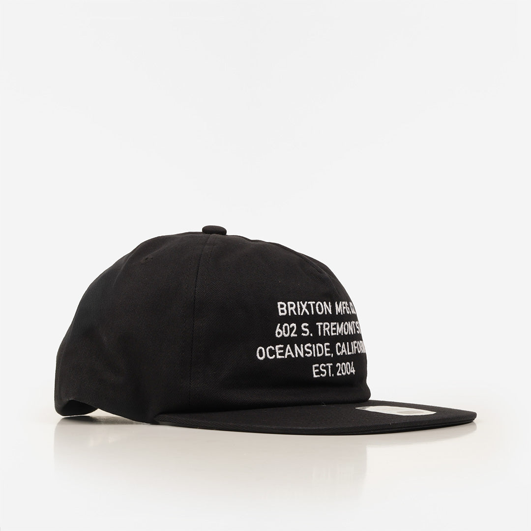 Brixton Union II NetPlus MP Snapback Cap, Black, Detail Shot 1