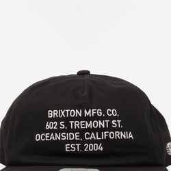 thumbnail Brixton Union II NetPlus MP Snapback Cap, Black, Detail Shot 2