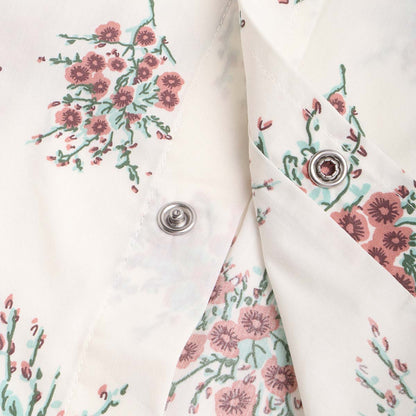 Brixton Wayne Woven Shirt, Off White Wild Floral, Detail Shot 3