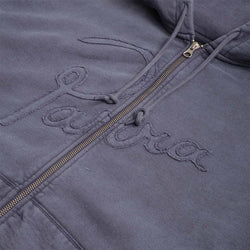 thumbnail By Parra Not Fade Away Zip Hoodie, Washed Dark Grey, Detail Shot 3