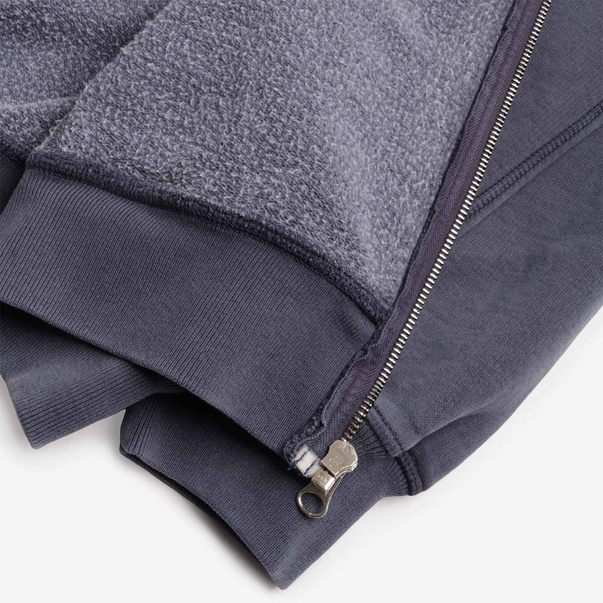 By Parra Not Fade Away Zip Hoodie, Washed Dark Grey, Detail Shot 5
