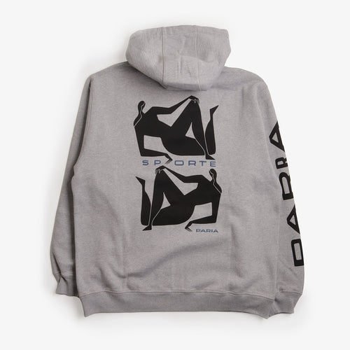 By Parra Sporte Hoodie, Heather Grey, Detail Shot 2