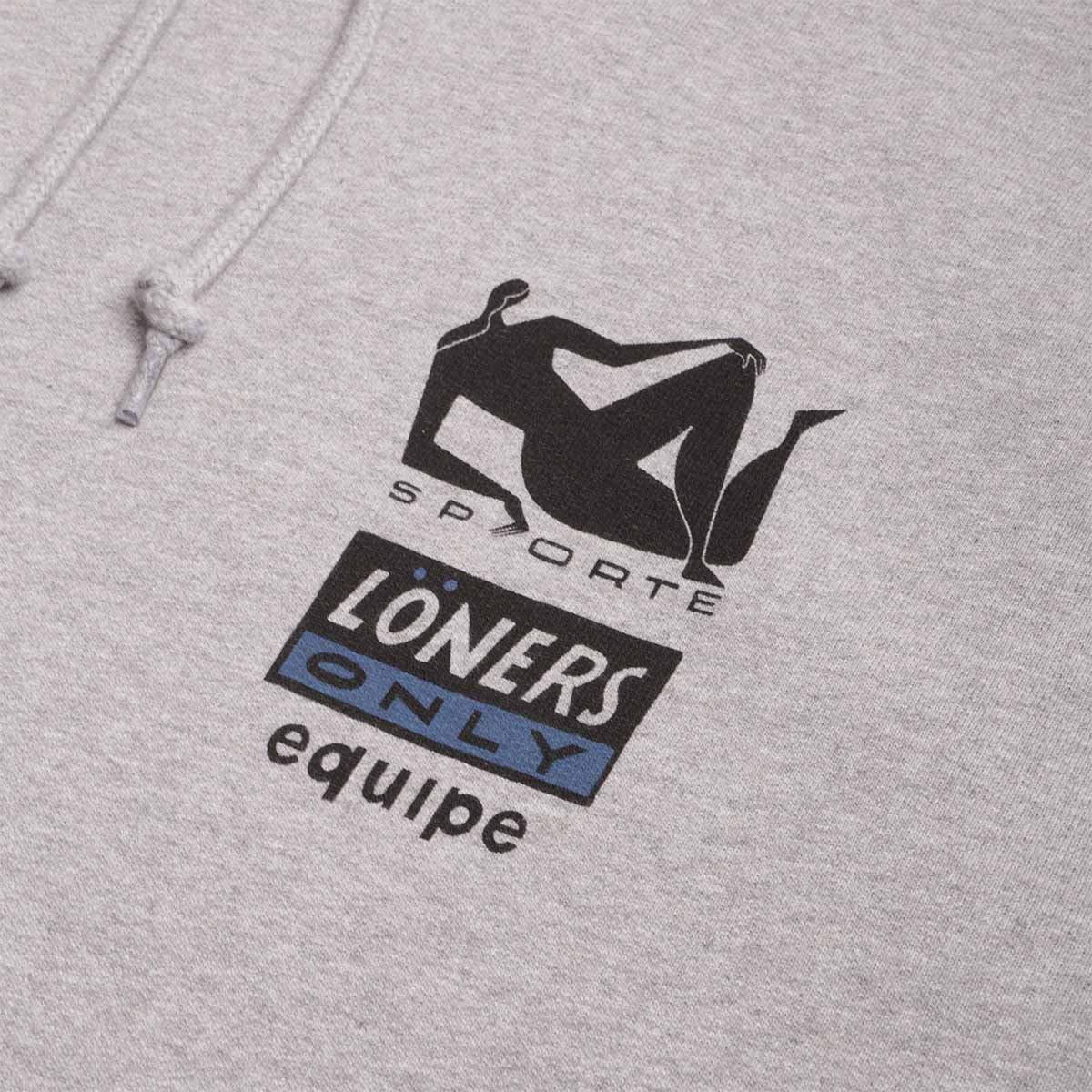 By Parra Sporte Hoodie, Heather Grey, Detail Shot 3