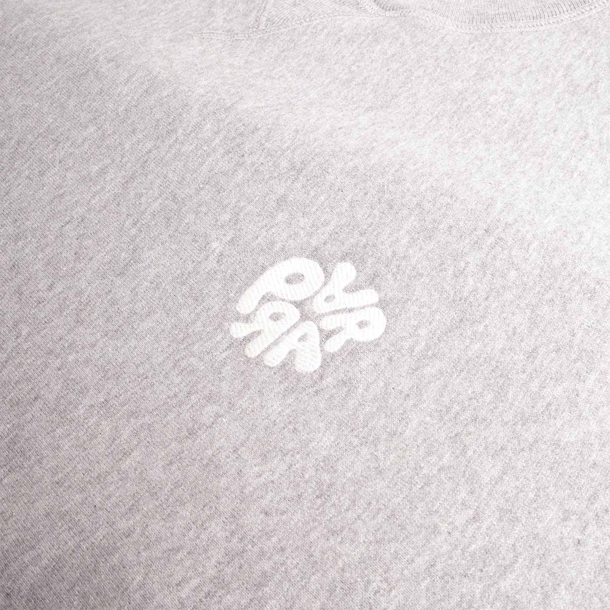 By Parra balloon logo chest print on heather grey sweatshirt