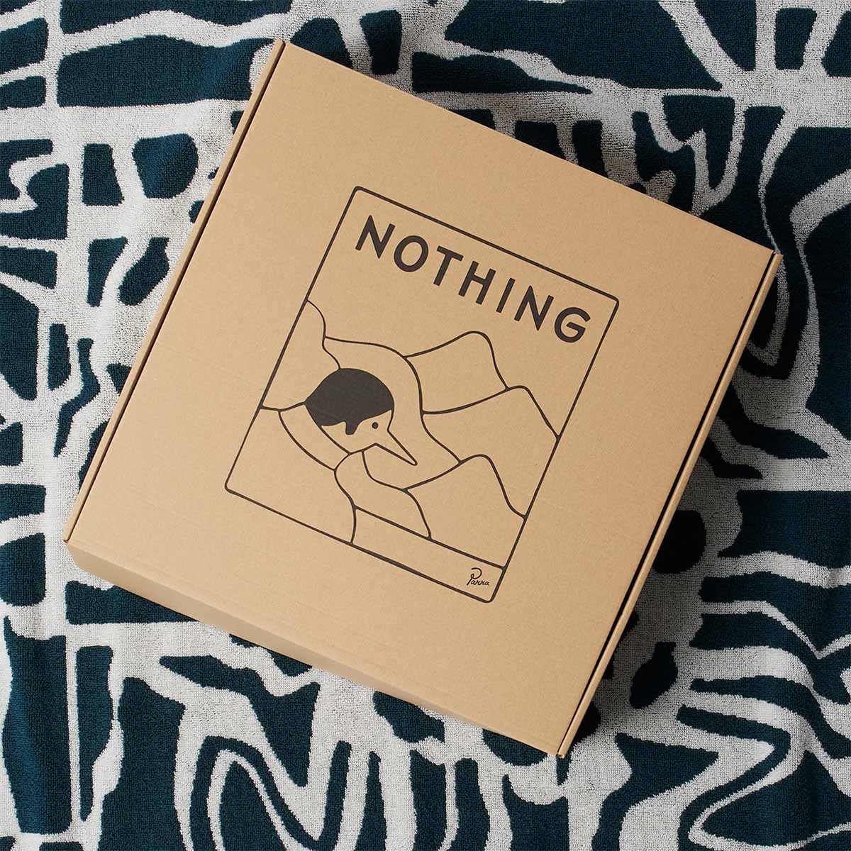 main By Parra Broken FTP Bath Towel Set, Teal Green, Detail Shot 3