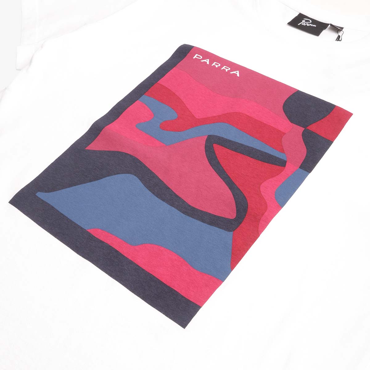 main By Parra FTP Booster T-Shirt, White, Detail Shot 2