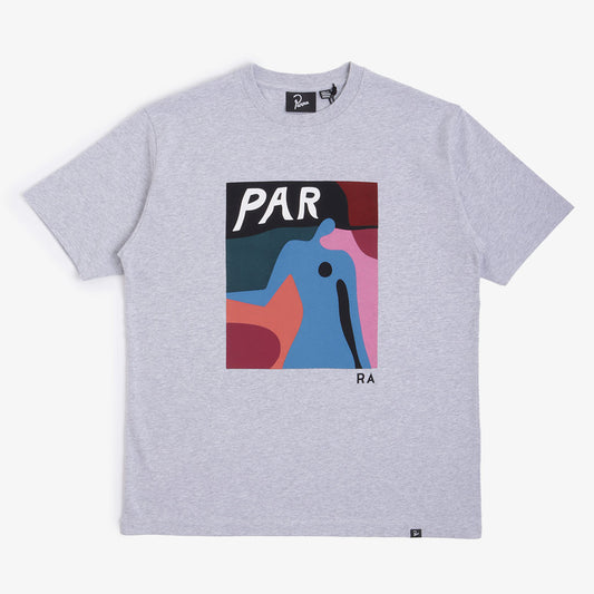 By Parra Ghost Caves T-Shirt, Heather Grey, Detail Shot 1