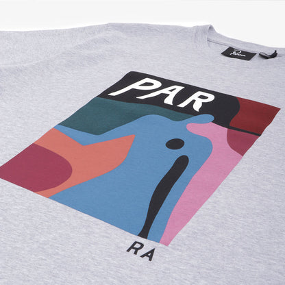 By Parra Ghost Caves T-Shirt, Heather Grey, Detail Shot 4