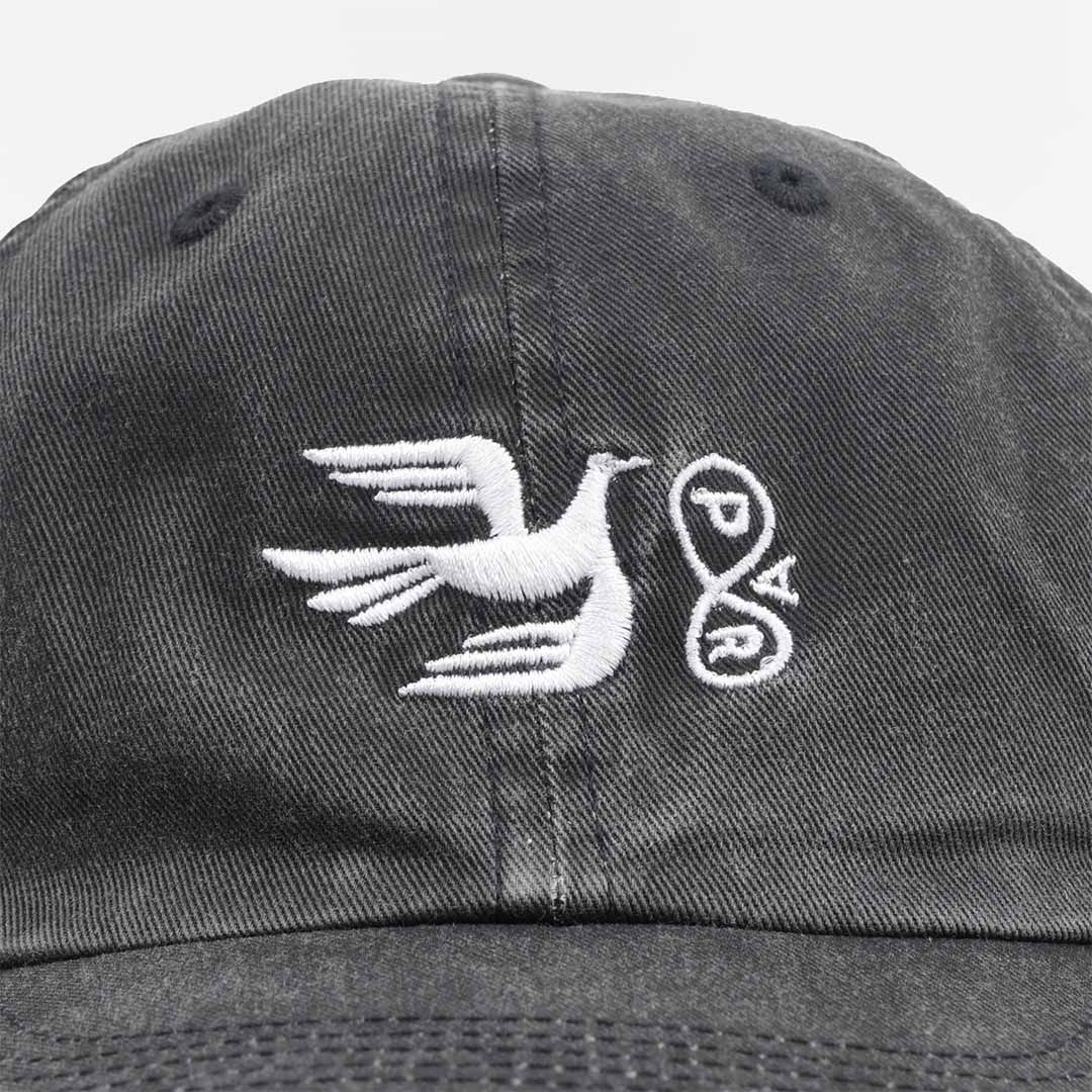 By Parra Infinite 6 Panel Hat, Black, Detail Shot 2