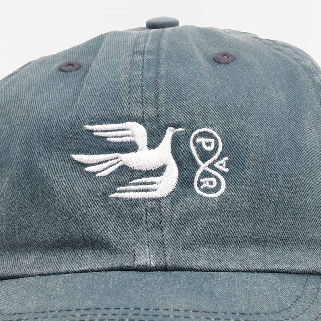 By Parra Infinite 6 Panel Hat, Mallard Green, Detail Shot 2