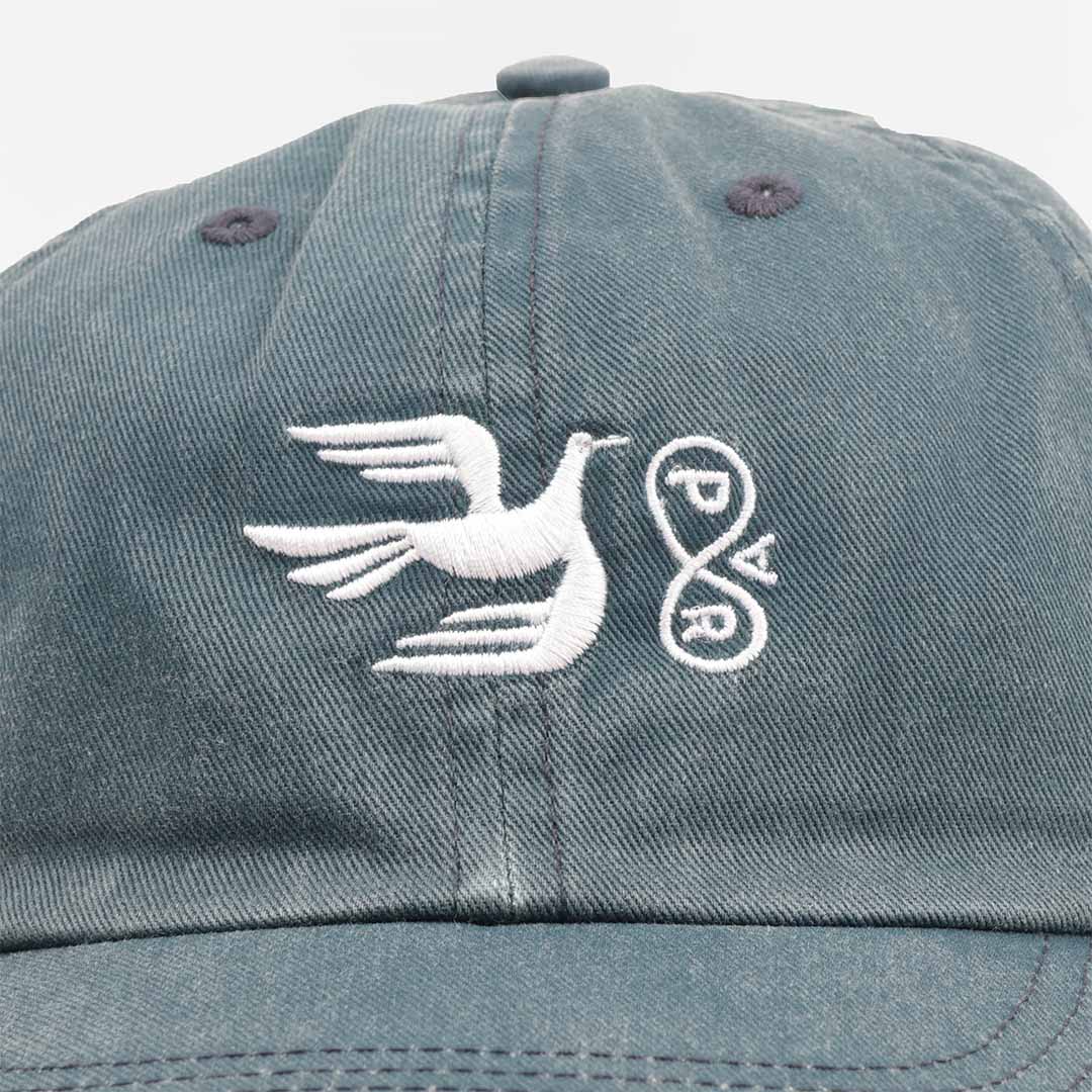 By Parra Infinite 6 Panel Hat, Mallard Green, Detail Shot 2