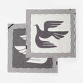 By Parra Infinite Kitchen Bird Towel Set, Black, Detail Shot 1
