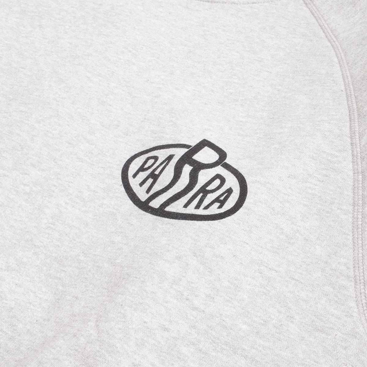 main By Parra Legs Logo Crew Neck Sweatshirt, Heather Grey, Detail Shot 2
