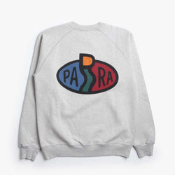 thumbnail By Parra Legs Logo Crew Neck Sweatshirt, Heather Grey, Detail Shot 3