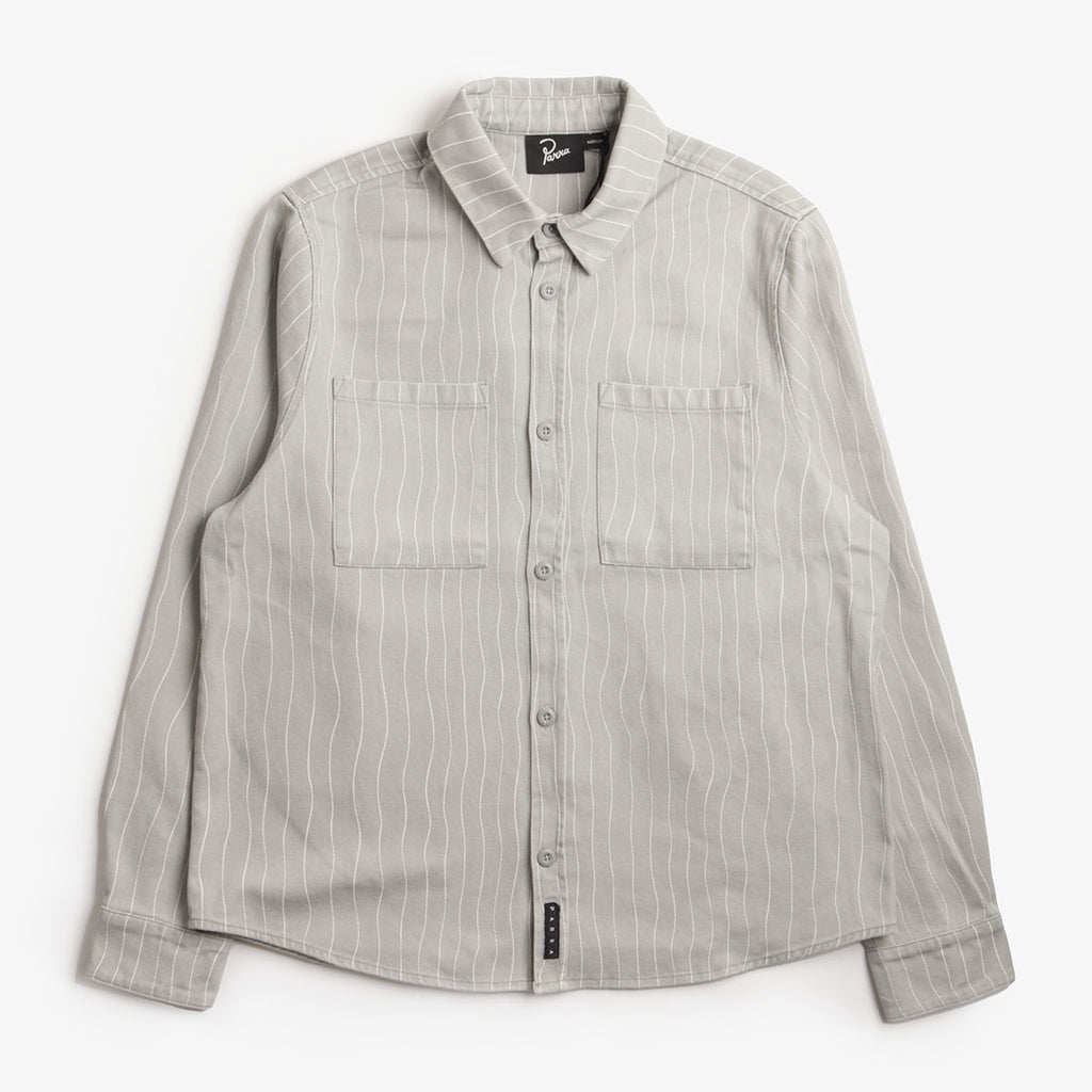 By Parra Meandering Lines Shirt, Grey, Detail Shot 1