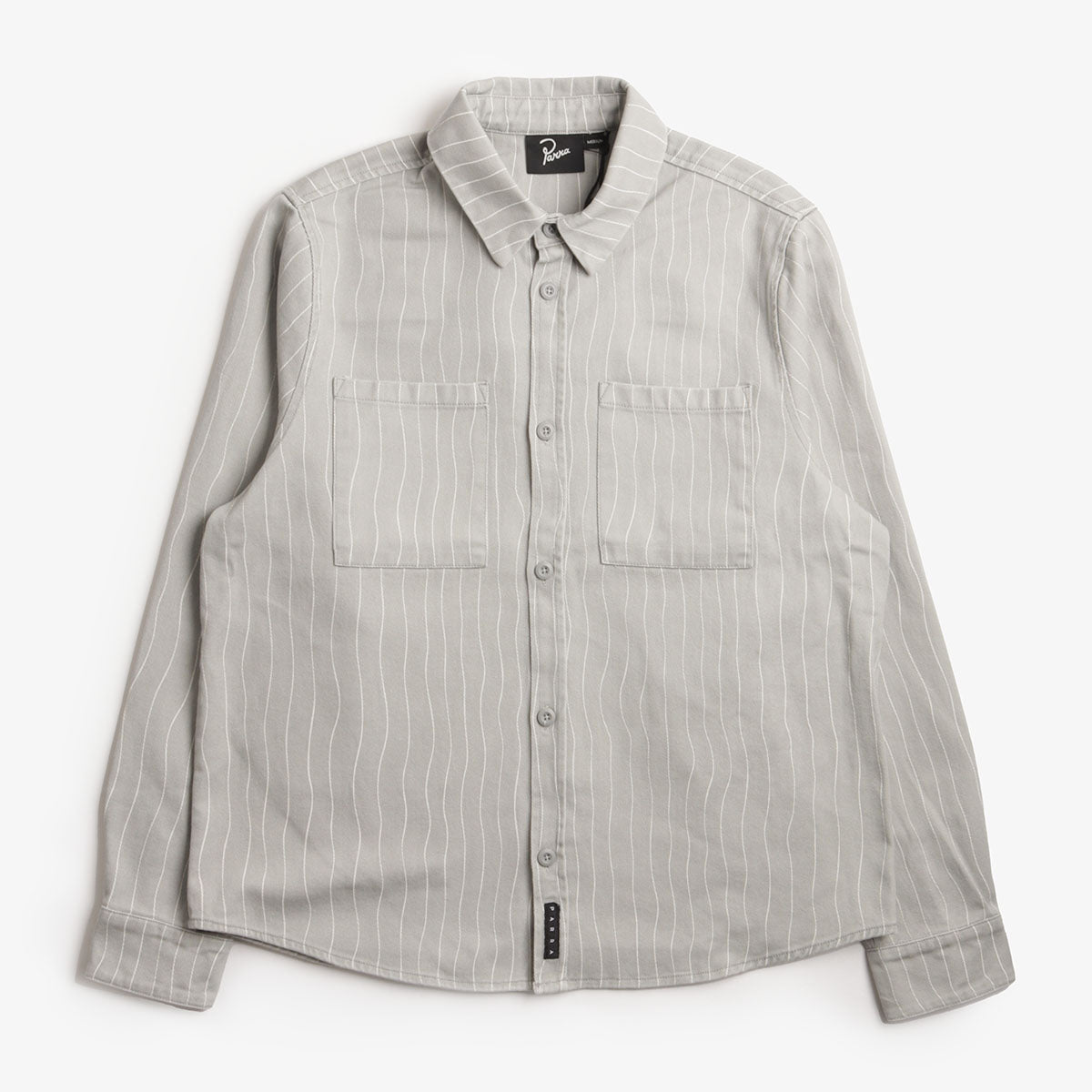 By Parra Meandering Lines Shirt, Grey, Detail Shot 1