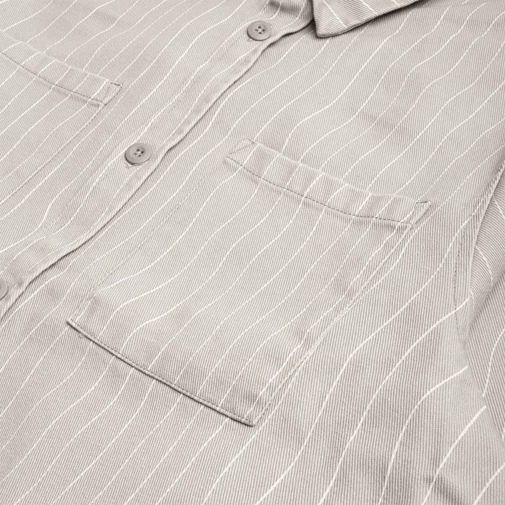 By Parra Meandering Lines Shirt, Grey, Detail Shot 2
