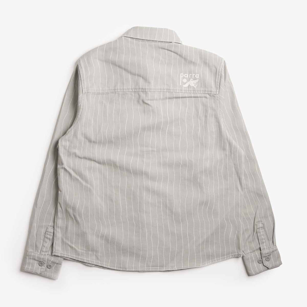 By Parra Meandering Lines Shirt, Grey, Detail Shot 5