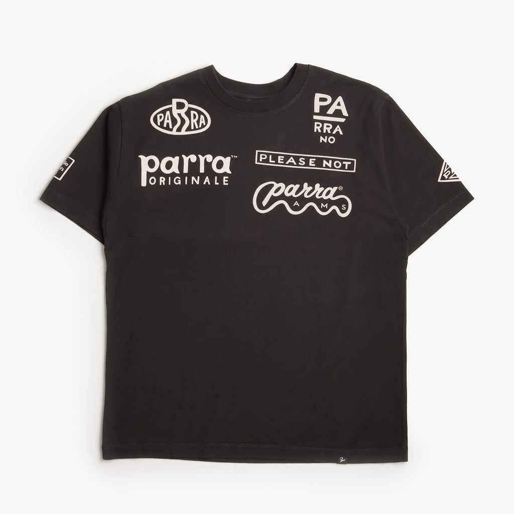 By Parra Media Training T-Shirt, Black, Detail Shot 1