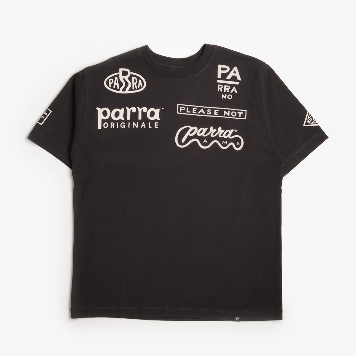 By Parra Media Training T-Shirt, Black, Detail Shot 1