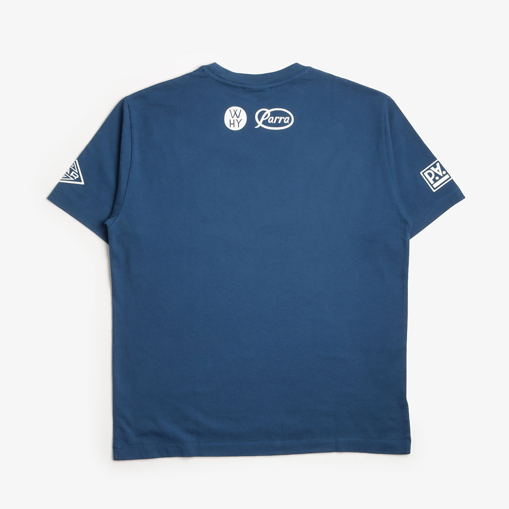 By Parra Media Training T-Shirt, Blue, Detail Shot 2