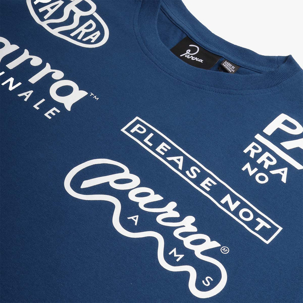 By Parra Media Training T-Shirt, Blue, Detail Shot 3