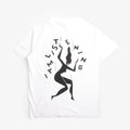 By Parra Not Listening T-Shirt in White, back print