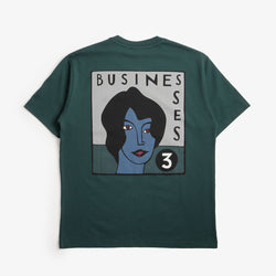 thumbnail By Parra Nothing Please T-Shirt, Pine Green, Detail Shot 2