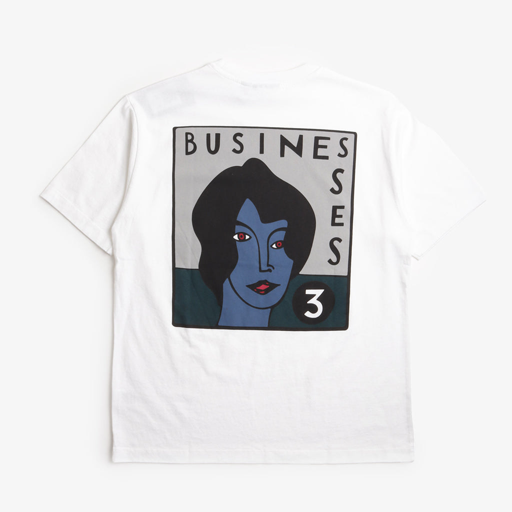 By Parra Nothing Please T-Shirt, White, Detail Shot 2