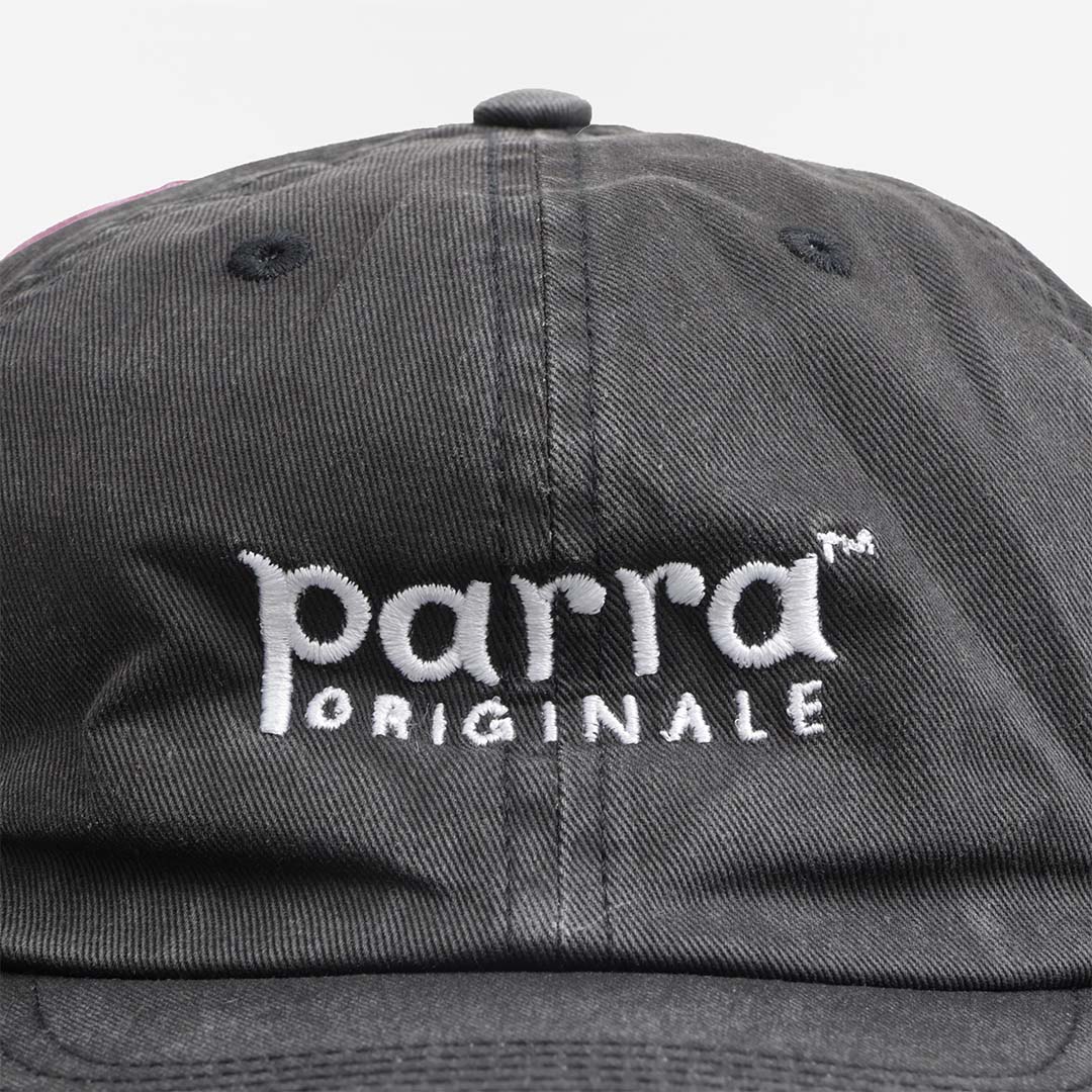 By Parra Originale 6 Panel Hat, Black, Detail Shot 2
