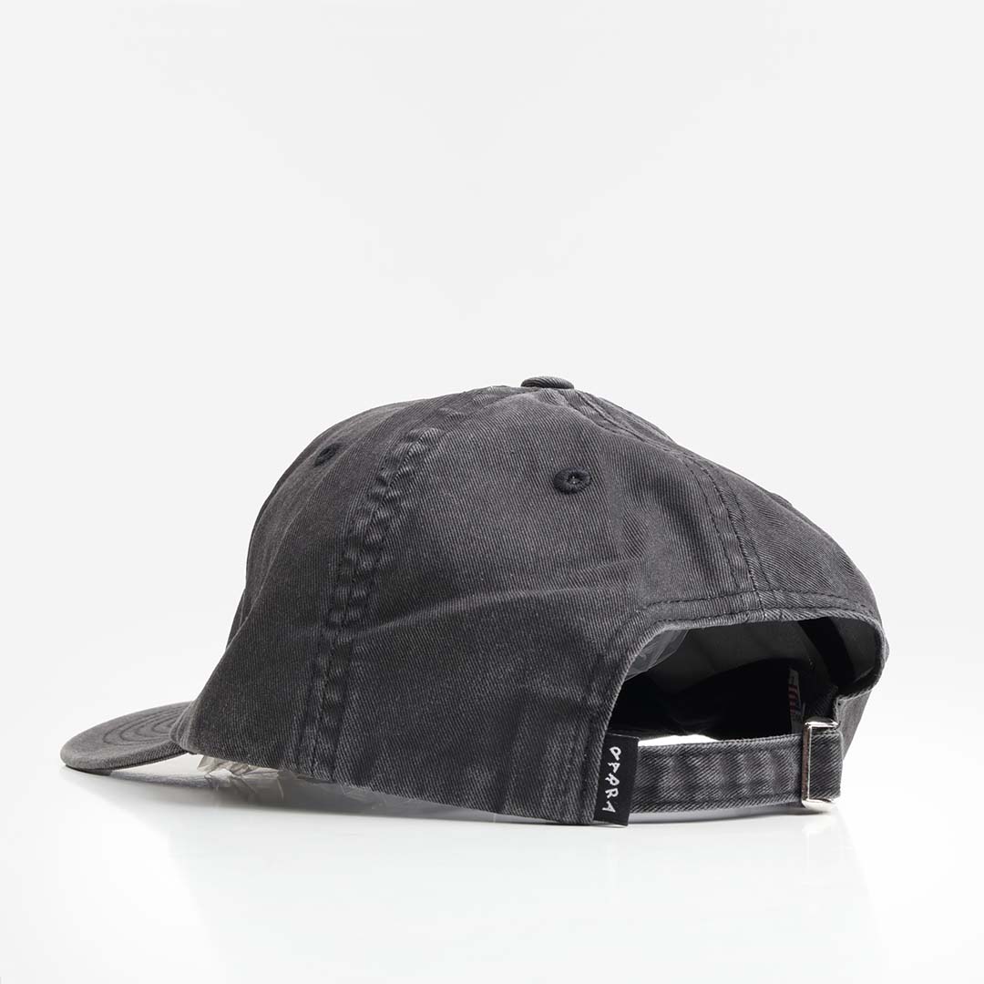 By Parra Originale 6 Panel Hat, Black, Detail Shot 3