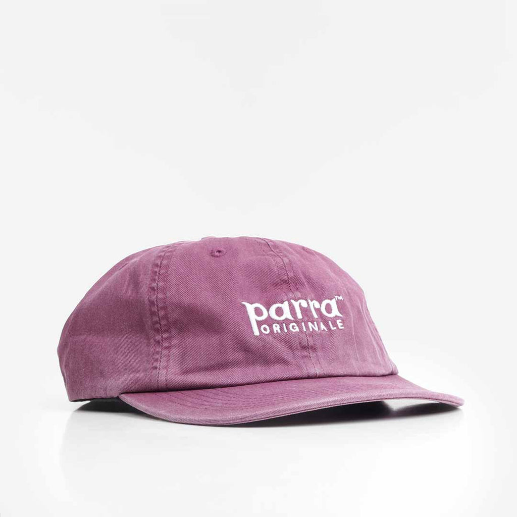 By Parra Originale 6 Panel Hat, Washed Magenta, Detail Shot 1