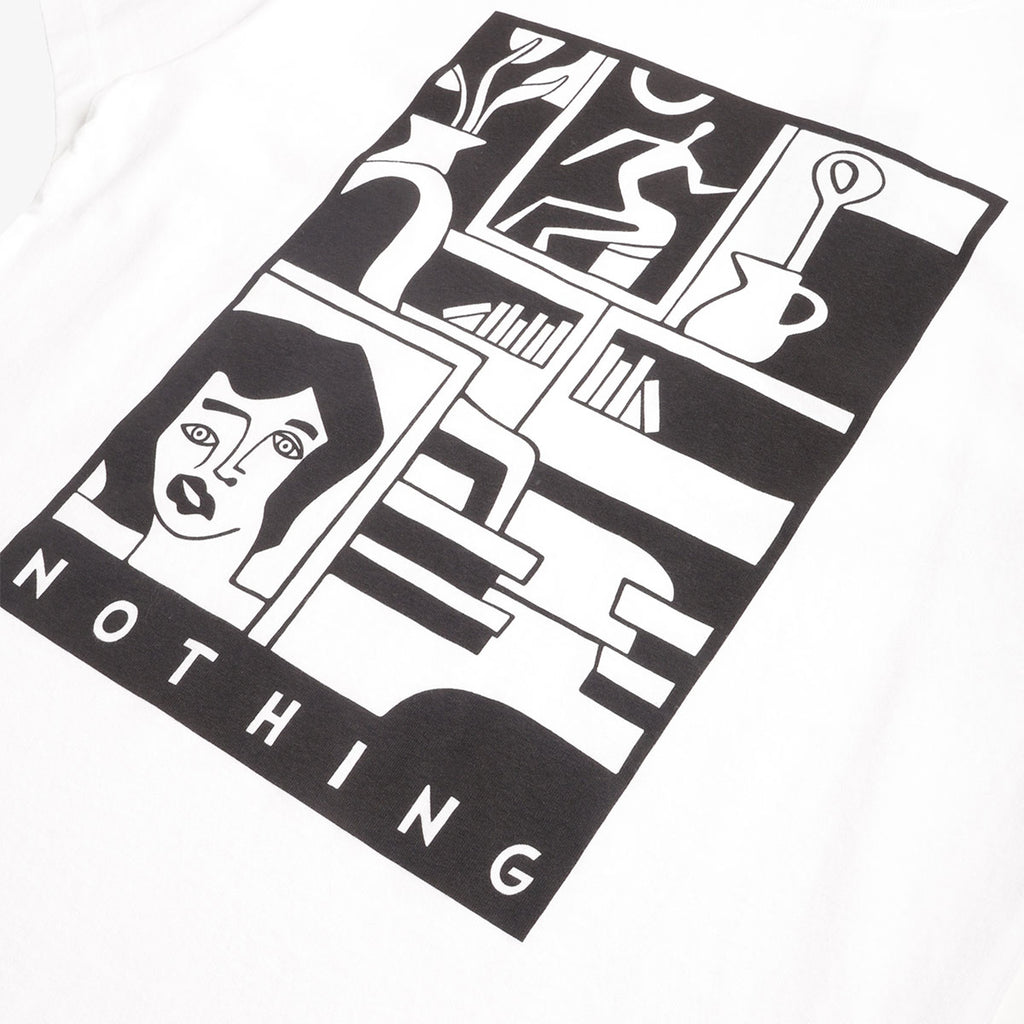 By Parra Our House T-Shirt, White, Detail Shot 2
