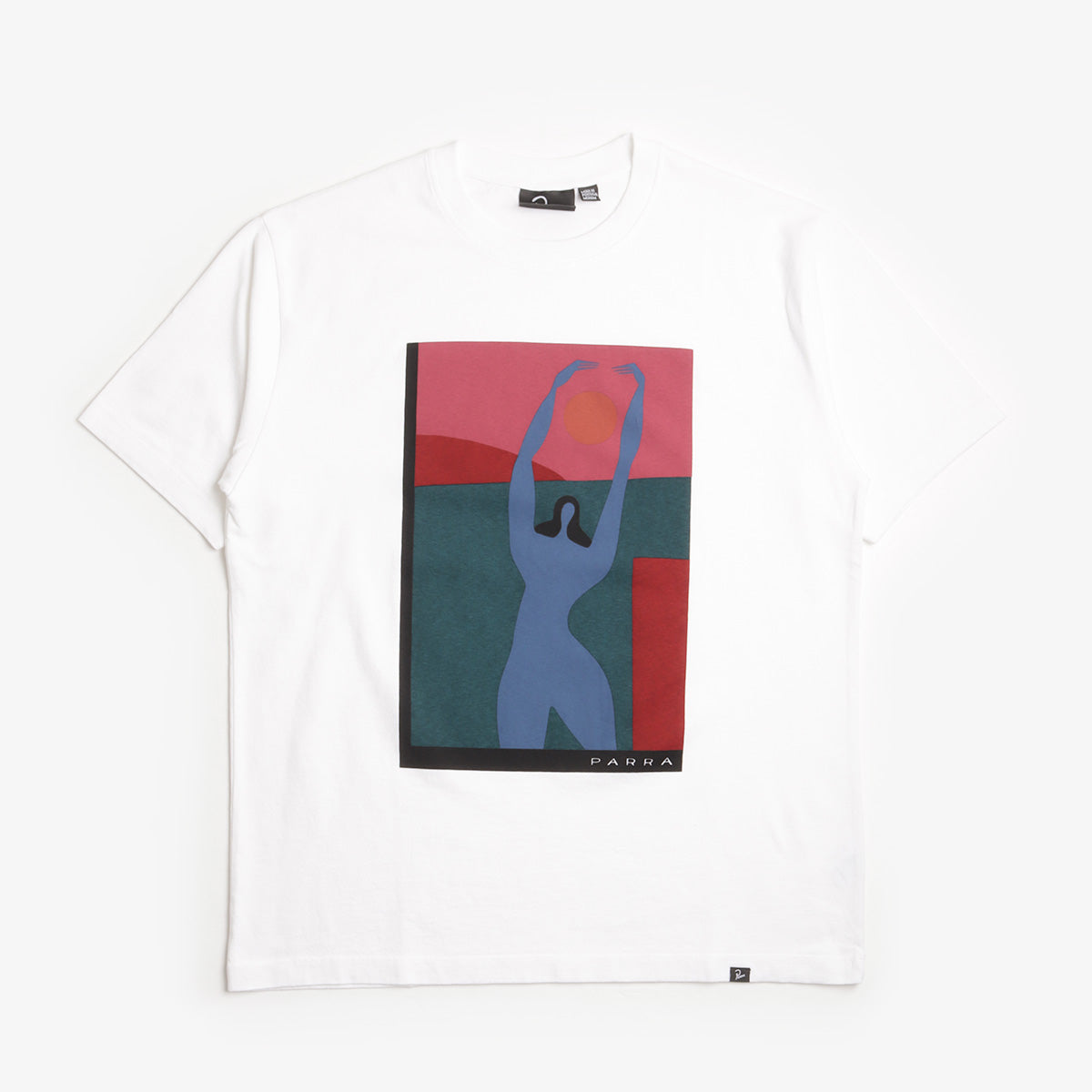By Parra Protect The Sun T-Shirt, White, Detail Shot 1