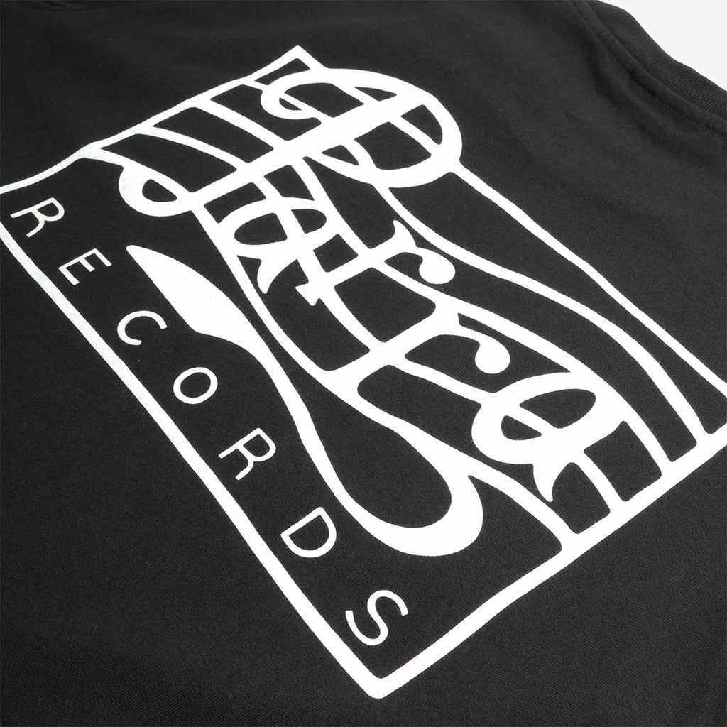 Close-up of the Parra Records back print