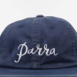 thumbnail By Parra Scripted 6 Panel Hat, Navy Blue, Detail Shot 2