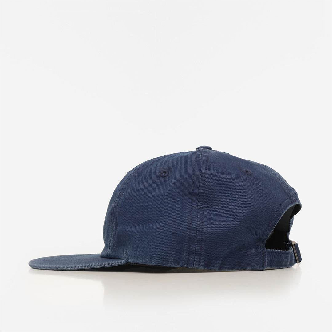 main By Parra Scripted 6 Panel Hat, Navy Blue, Detail Shot 3