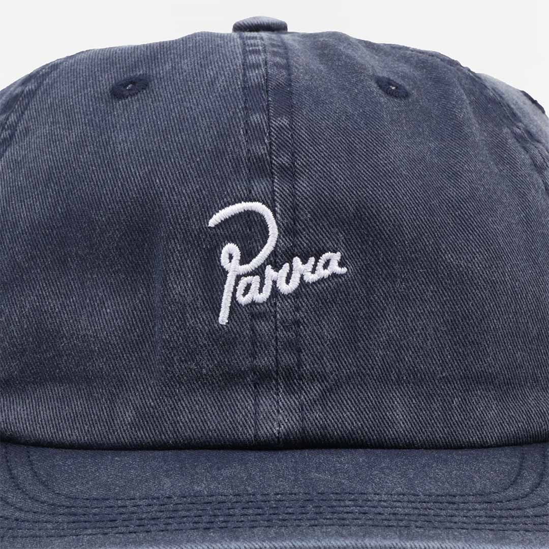 By Parra Signature 6 Panel Hat, Navy Blue, Detail Shot 2