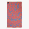 By Parra Splashed Hammam Beach Towel, Orange, Detail Shot 1