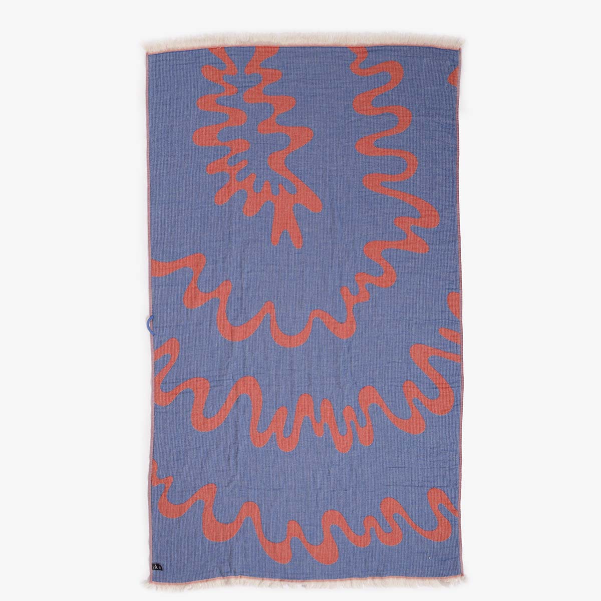 By Parra Splashed Hammam Beach Towel, Orange, Detail Shot 2